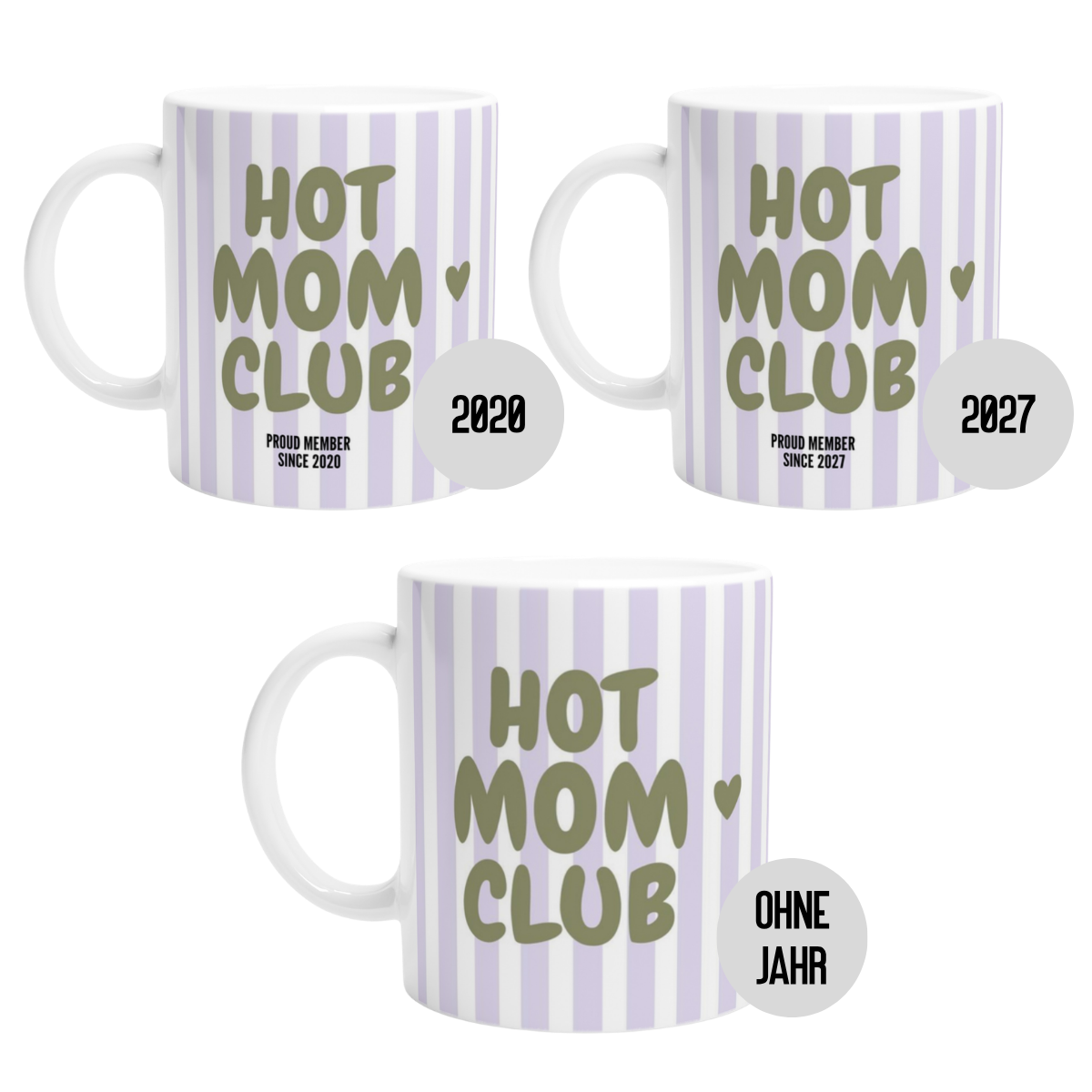 Hot Mom Club Lila/Khaki (2020 bis 2027 oder ohne Jahreszahl)