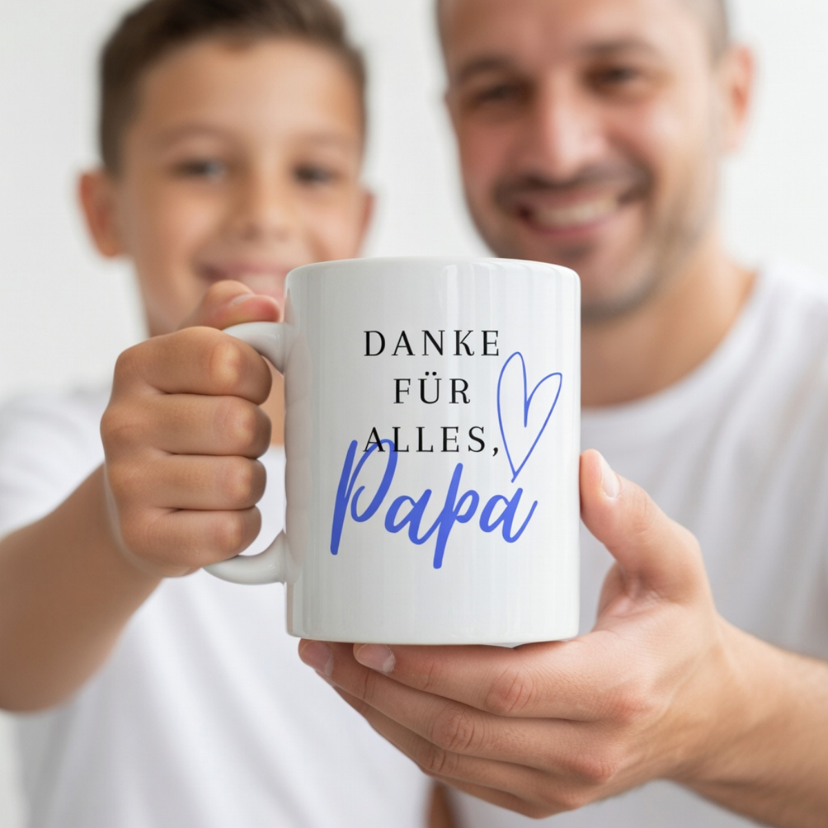 Tasse Danke für alles Papa Blau/Lila