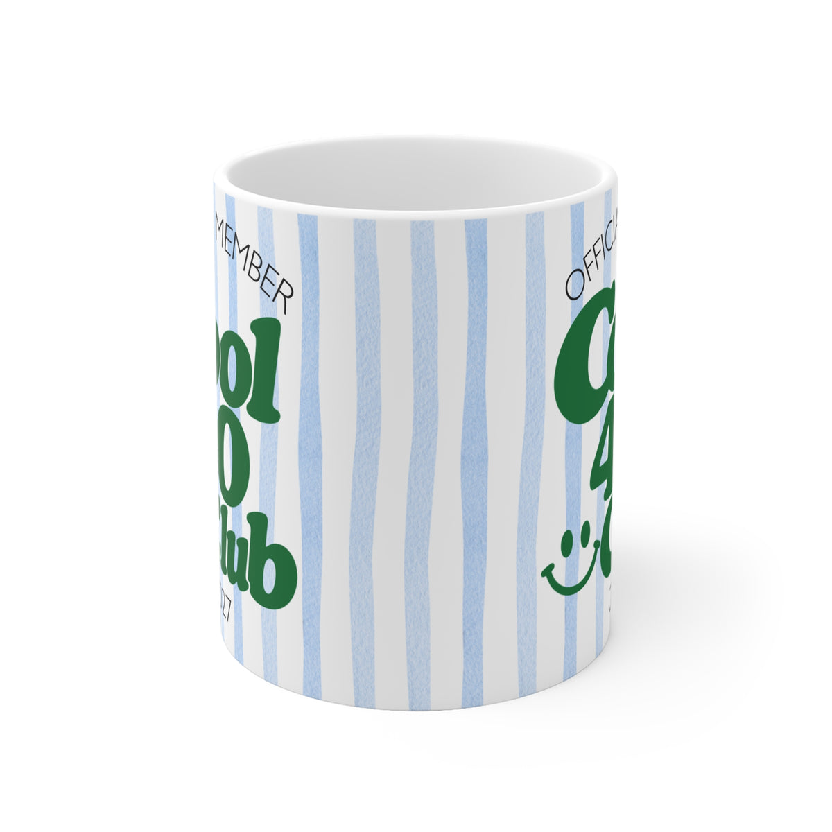 Tasse Cool 40 Club 2027 - blau/grün