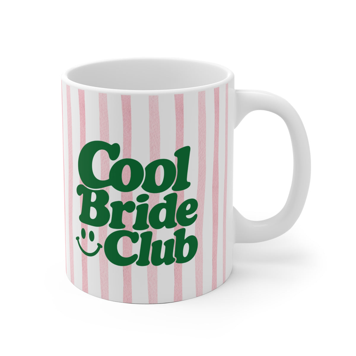 Tasse Cool Bride Club ohne Jahreszahl - rosa/grün