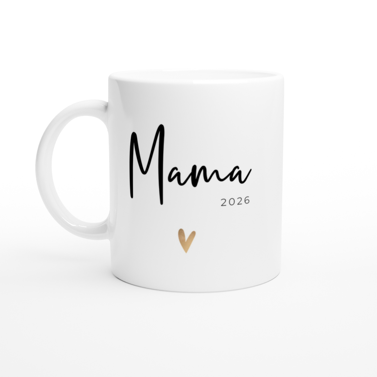 Tasse Mama Est 2026 Herz gold (2020-2027)