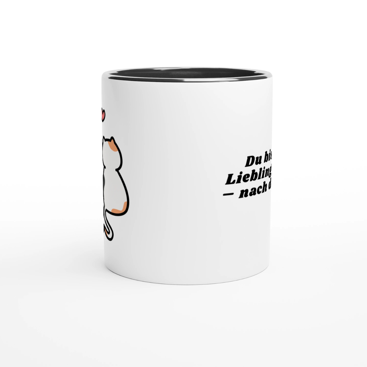 Tasse Du bist mein Lieblingsmensch – nach der Katze | Liebes Tasse