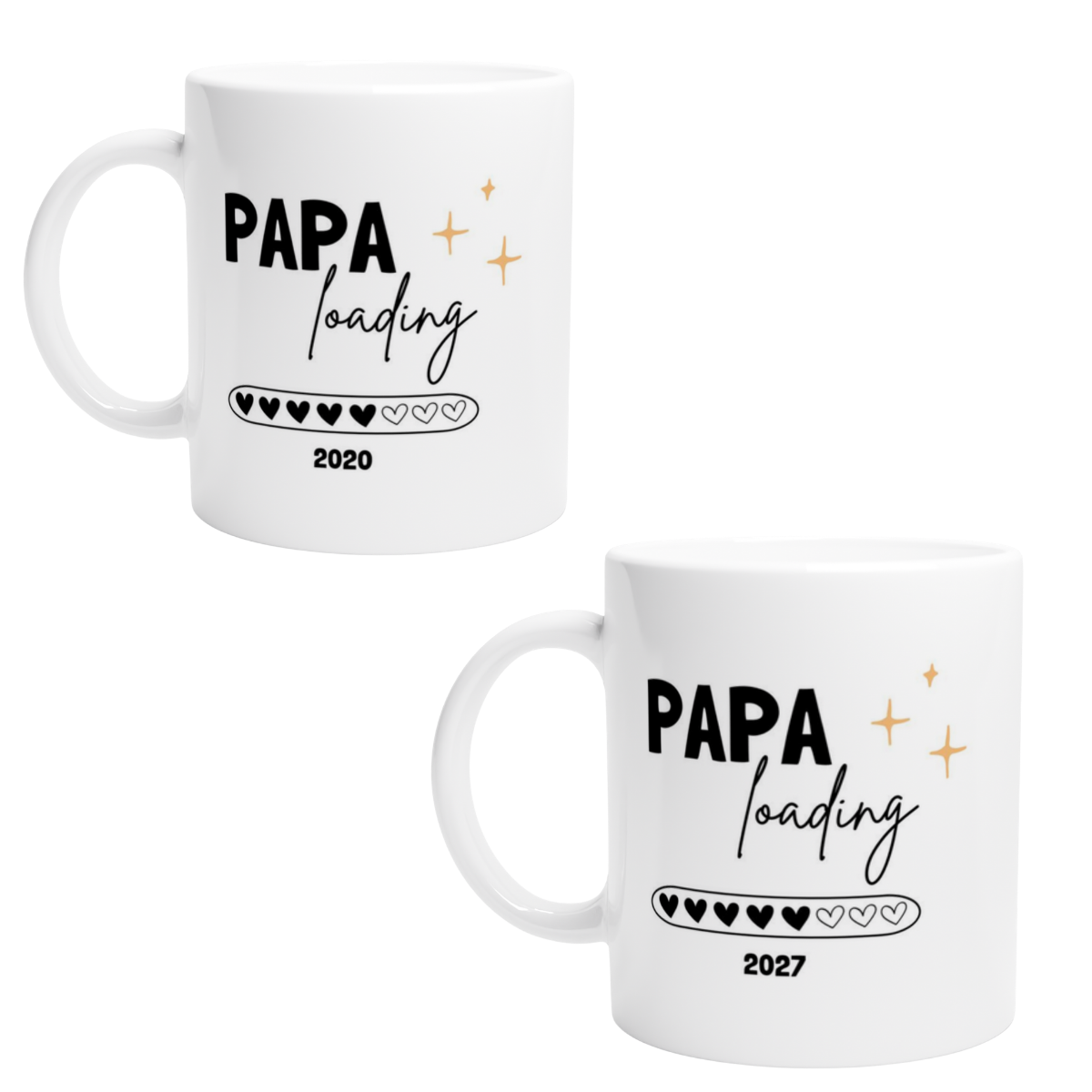 Tasse Papa loading 2026 - einfarbig (2020-2027)