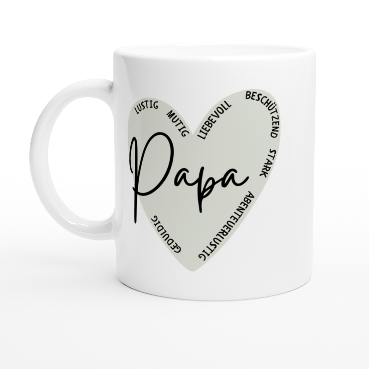 Tasse Papa Herz Eigenschaften