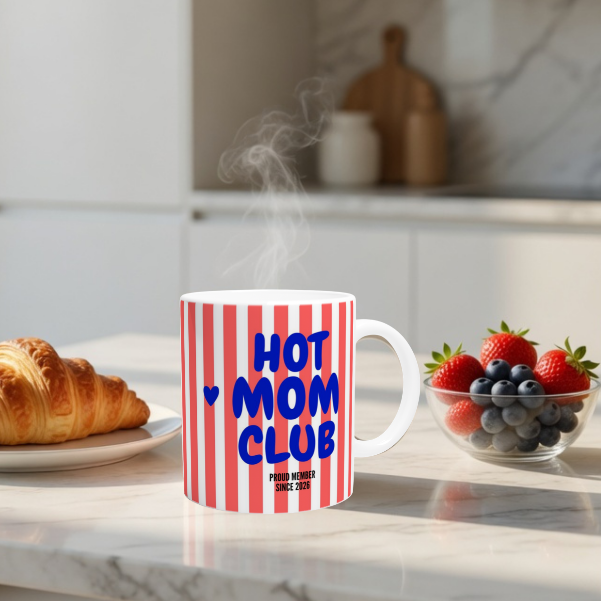 Hot Mom Club Rot/Blau (2020 bis 2027 oder ohne Jahreszahl)