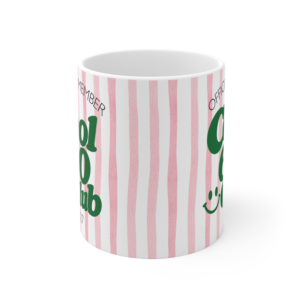 Tasse Cool 60 Club 2027 - rosa/grün