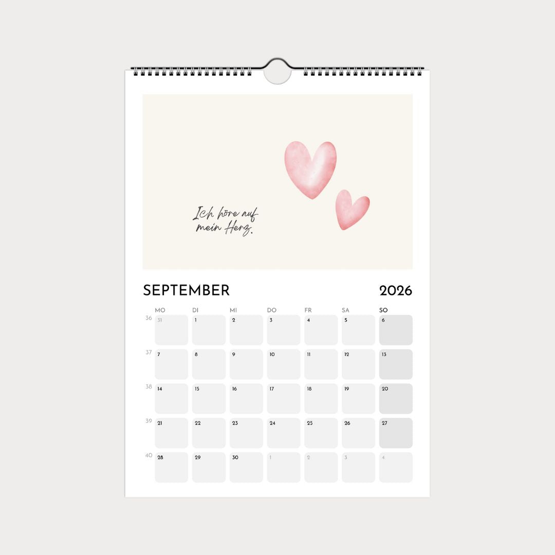 Kinderkalender 2026 | Wandkalender A4 mit kindgerechten Motiven & Sprüchen