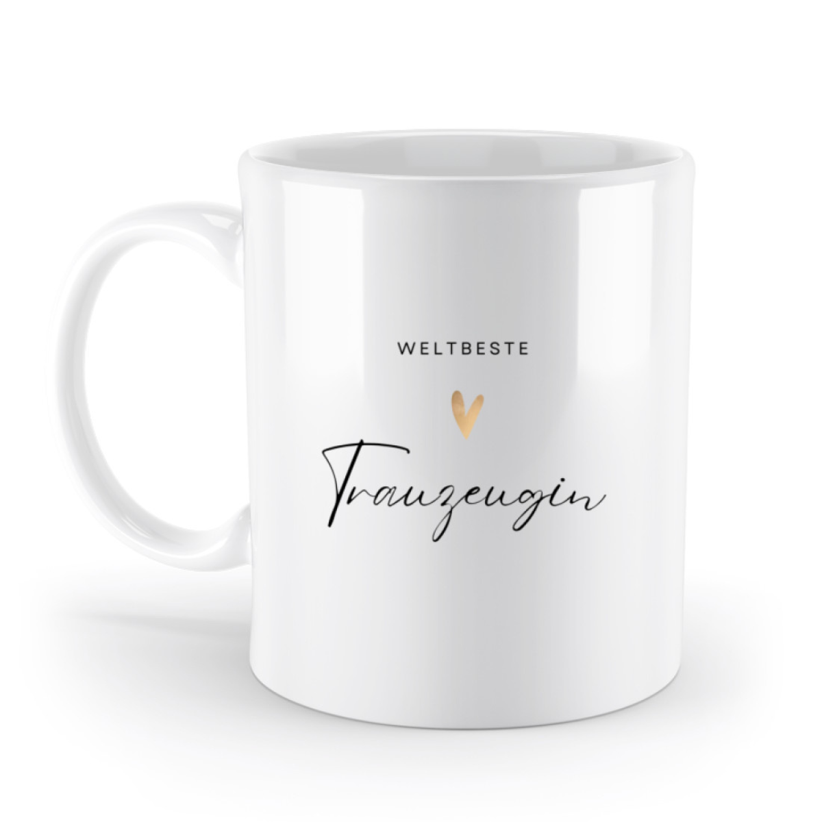 Weltbeste Trauzeugin Tasse - einfarbig (330ml)