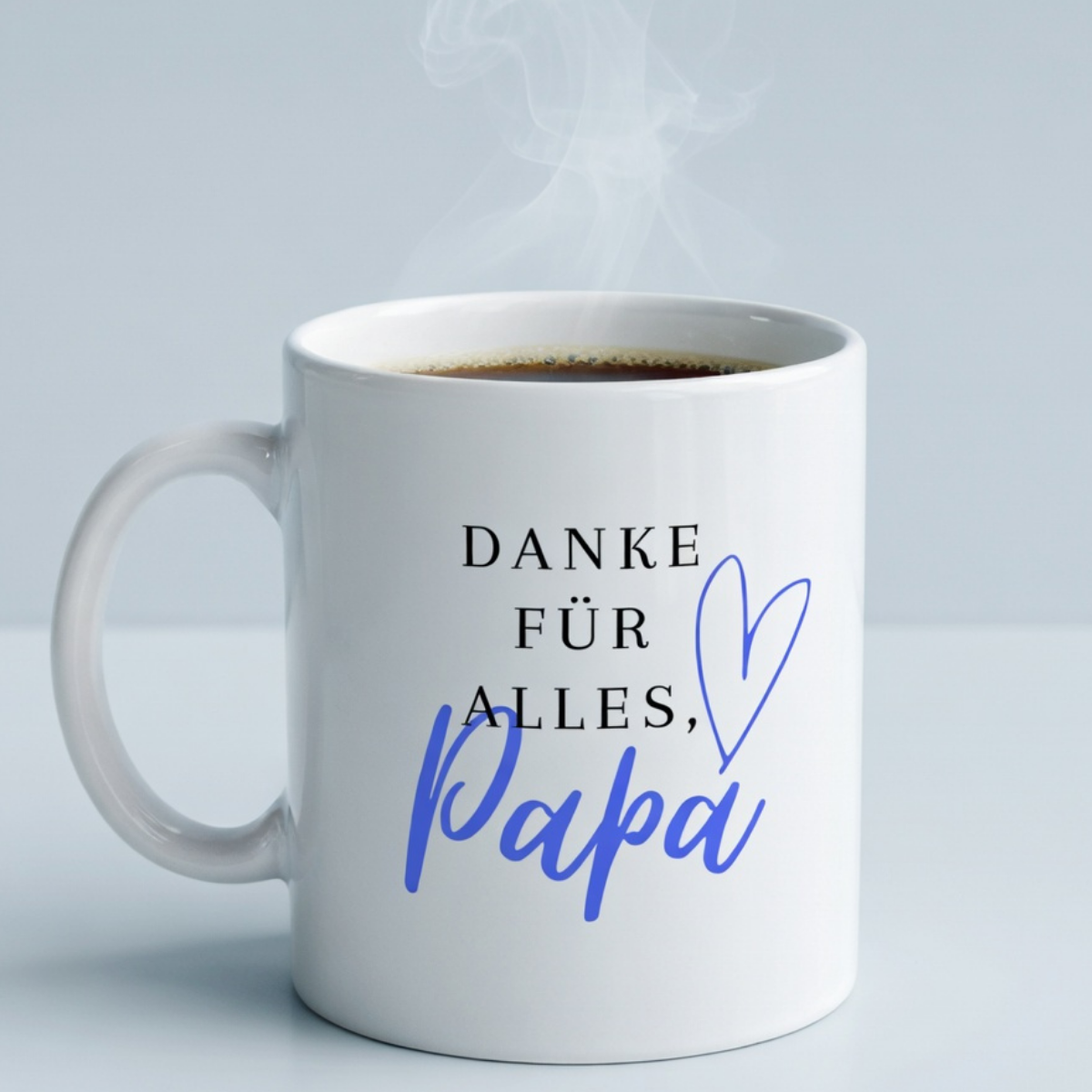 Tasse Danke für alles Papa Blau/Lila