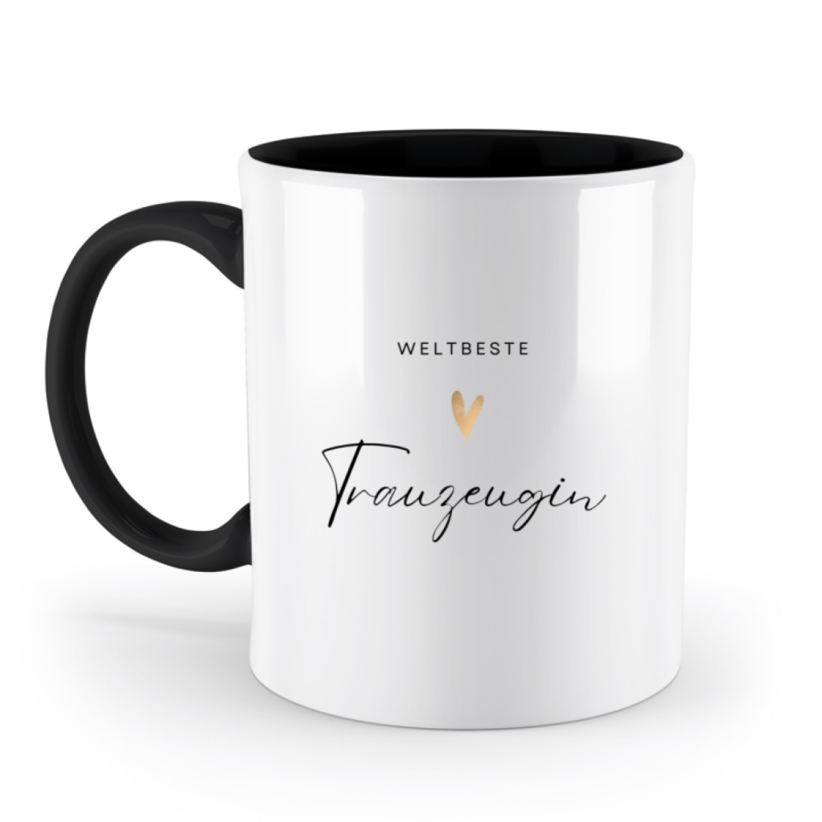 Weltbeste Trauzeugin Tasse - zweifarbig (330ml)