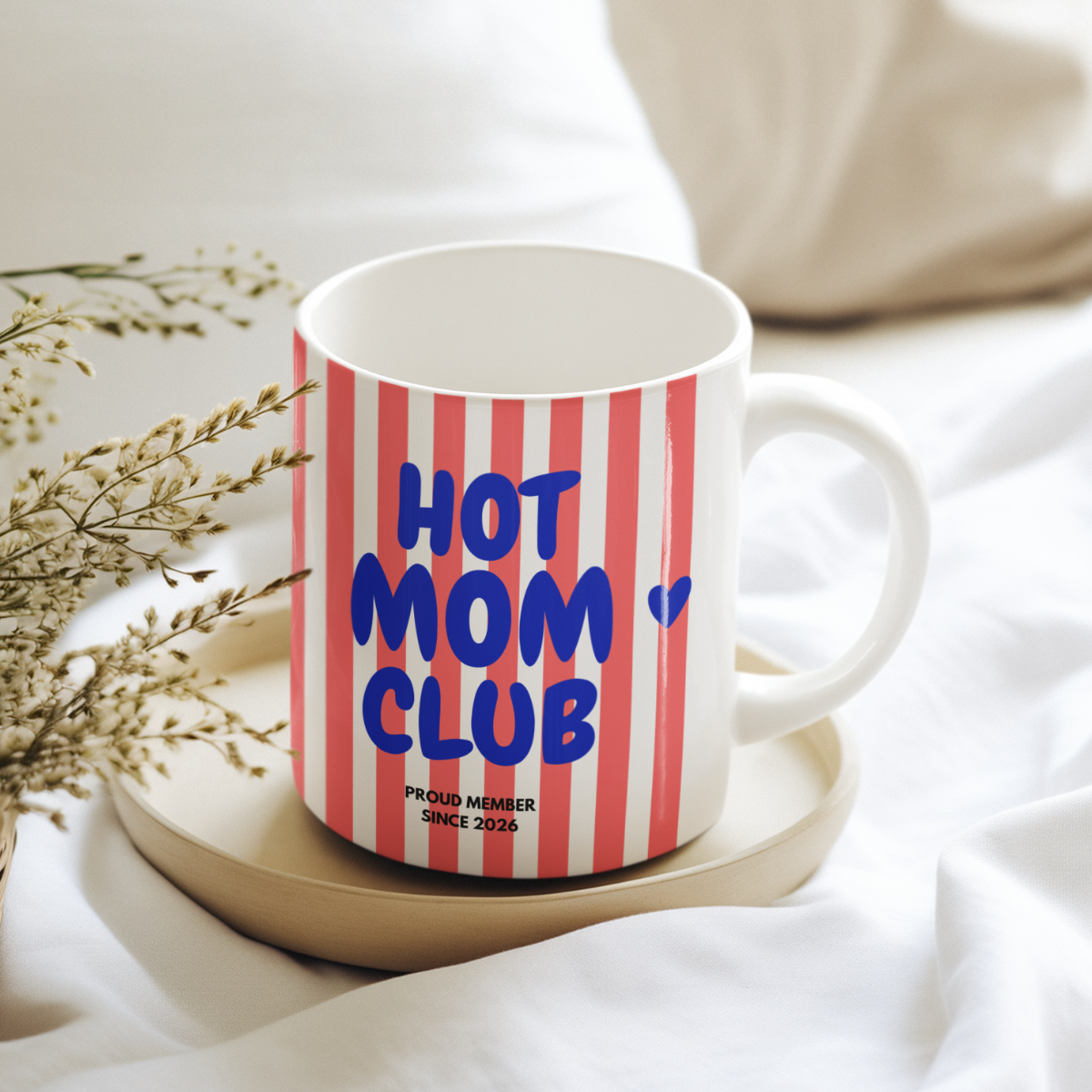 Hot Mom Club Rot/Blau (2020 bis 2027 oder ohne Jahreszahl)