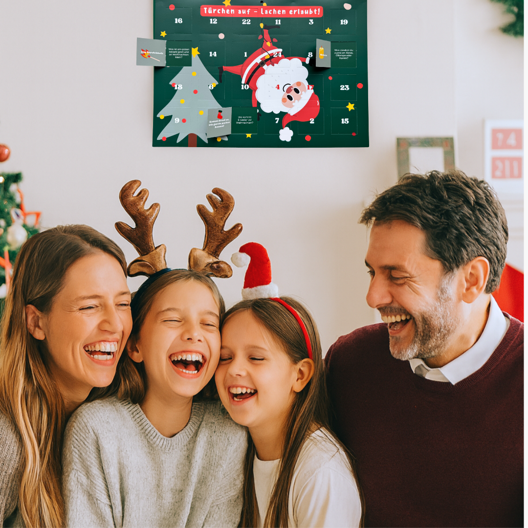 Adventskalender Scherzfragen Familien Kinder