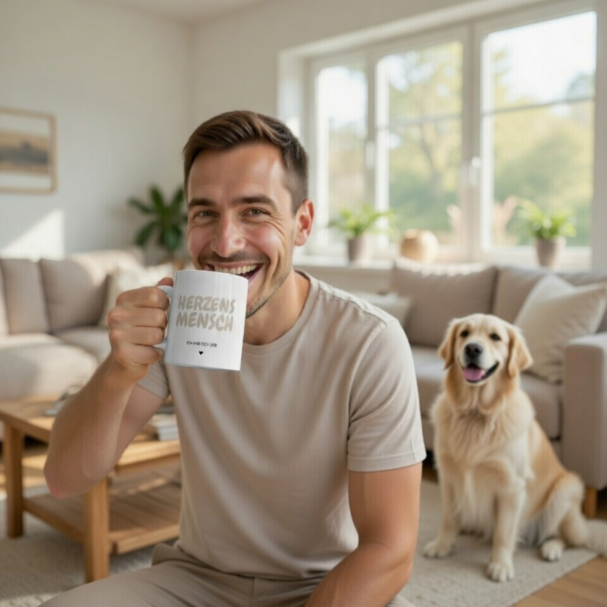 Tasse personalisiert Herzensmensch – mit oder ohne Wunschname –