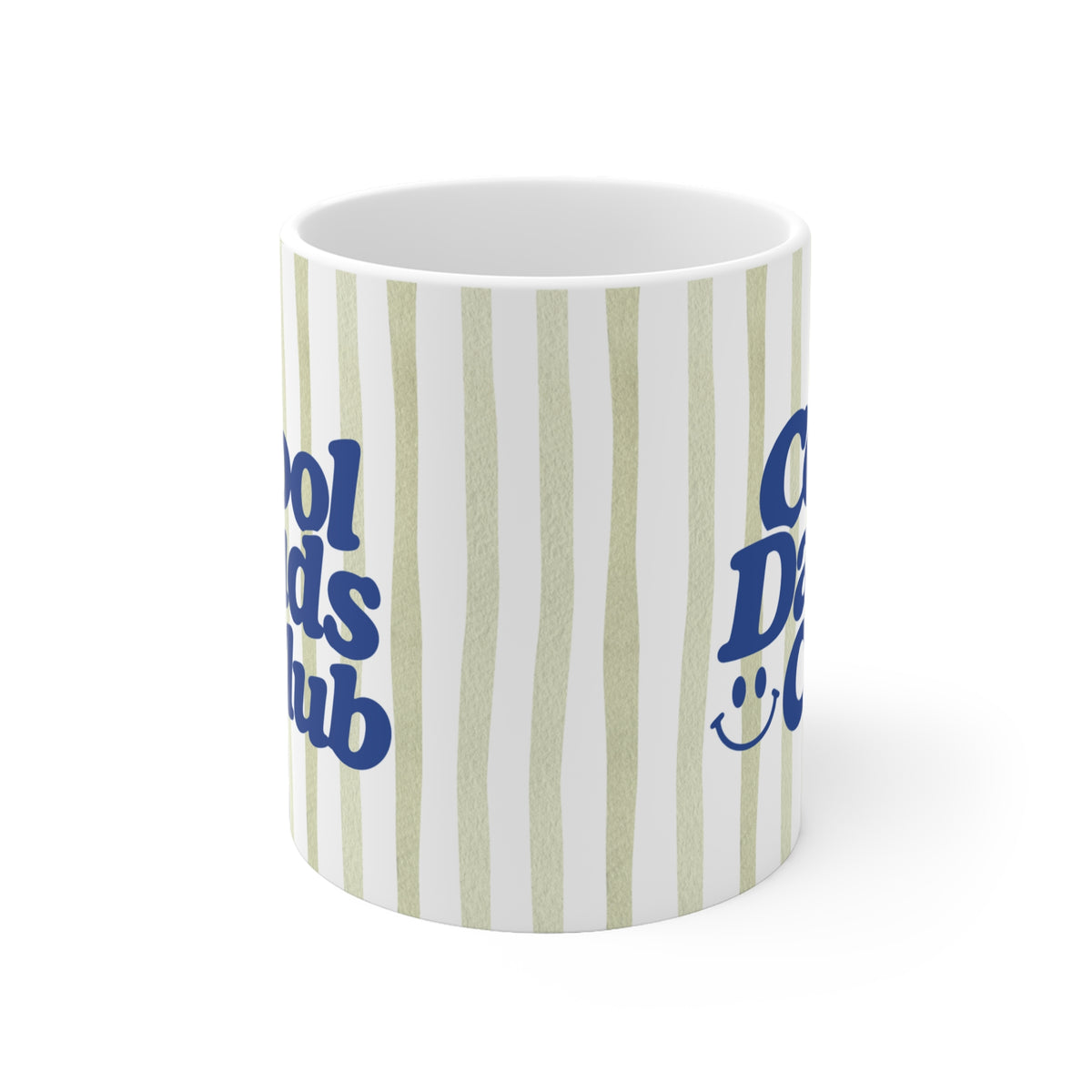Tasse Cool Dads Club ohne Jahreszahl - grün gestreift