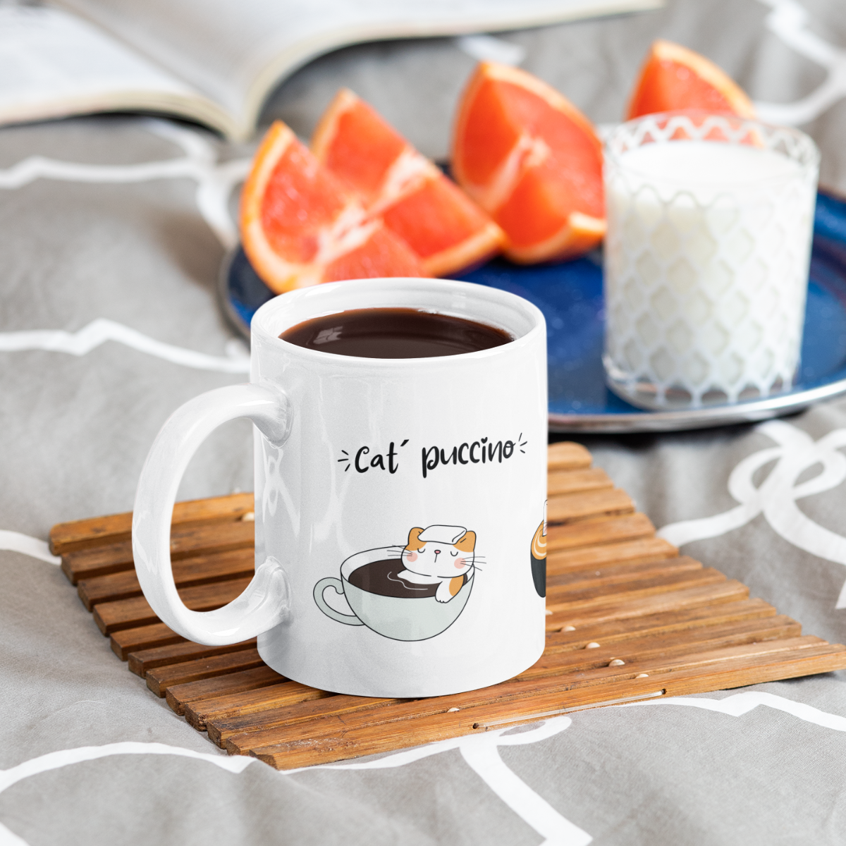 Tasse Katzen Catpuccino - 4 Farben