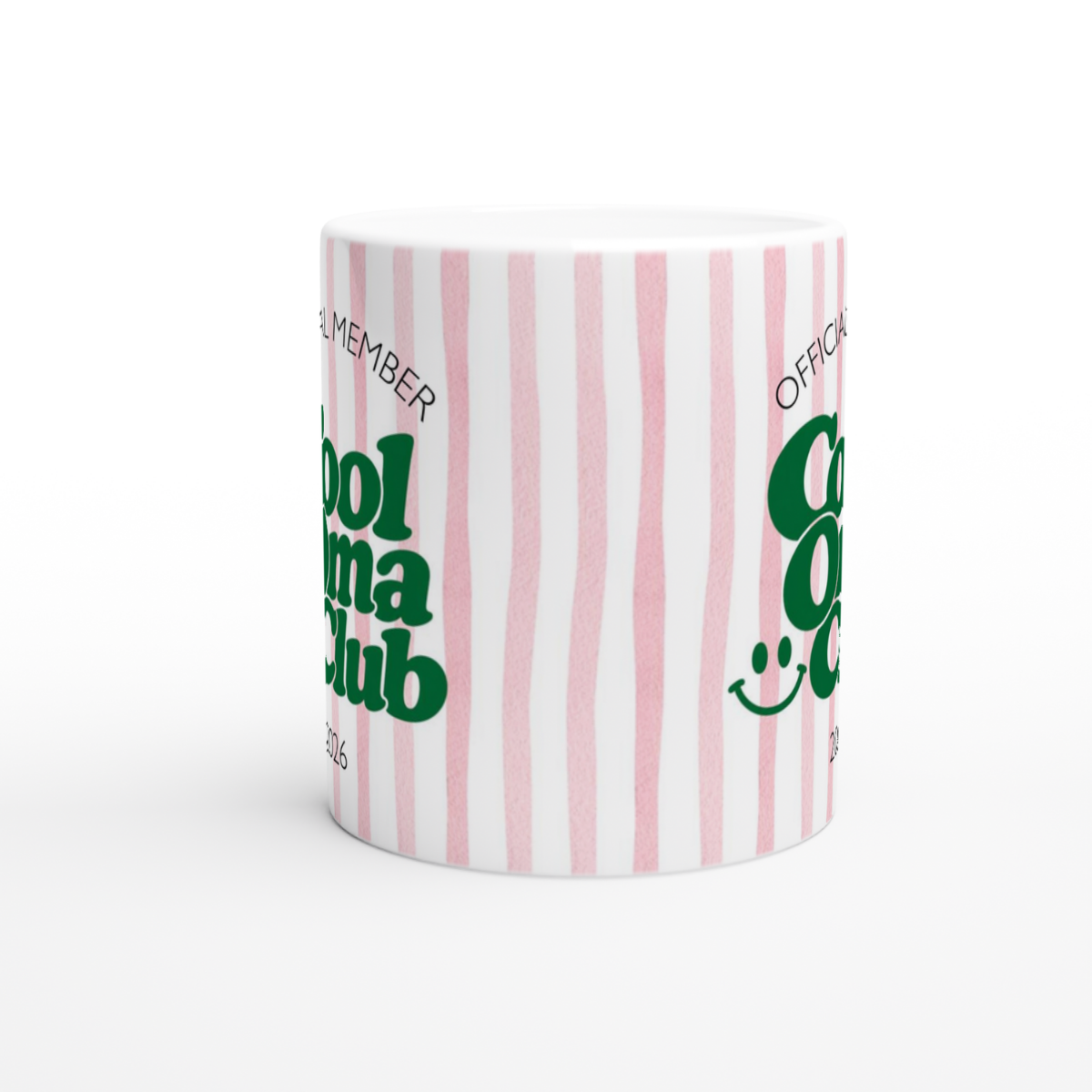 Tasse Cool Oma Club Rosa (2020 bis 2027 oder ohne Jahreszahl)