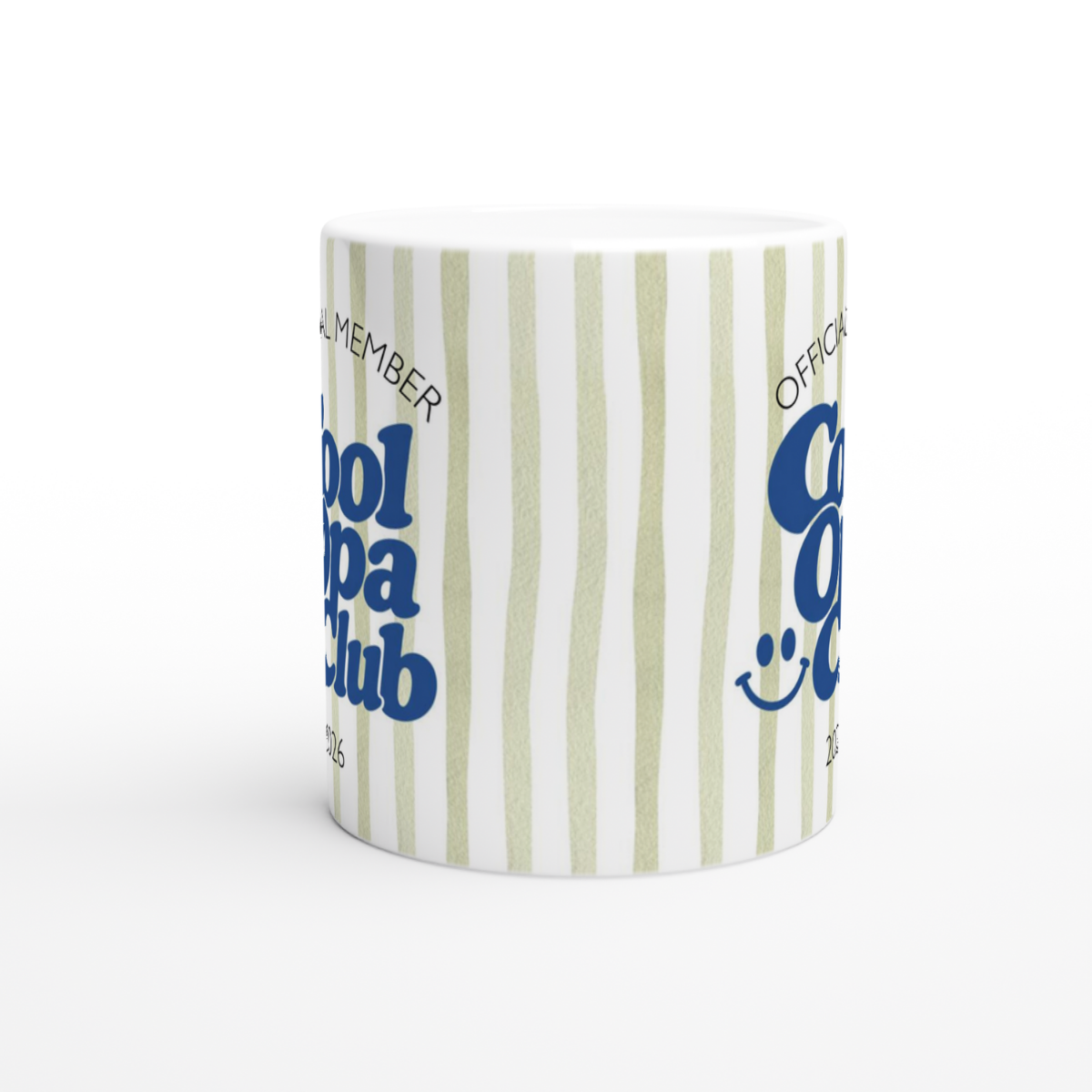 Tasse Cool Opa Club Blau Grün (2020 bis 2027 oder ohne Jahreszahl)