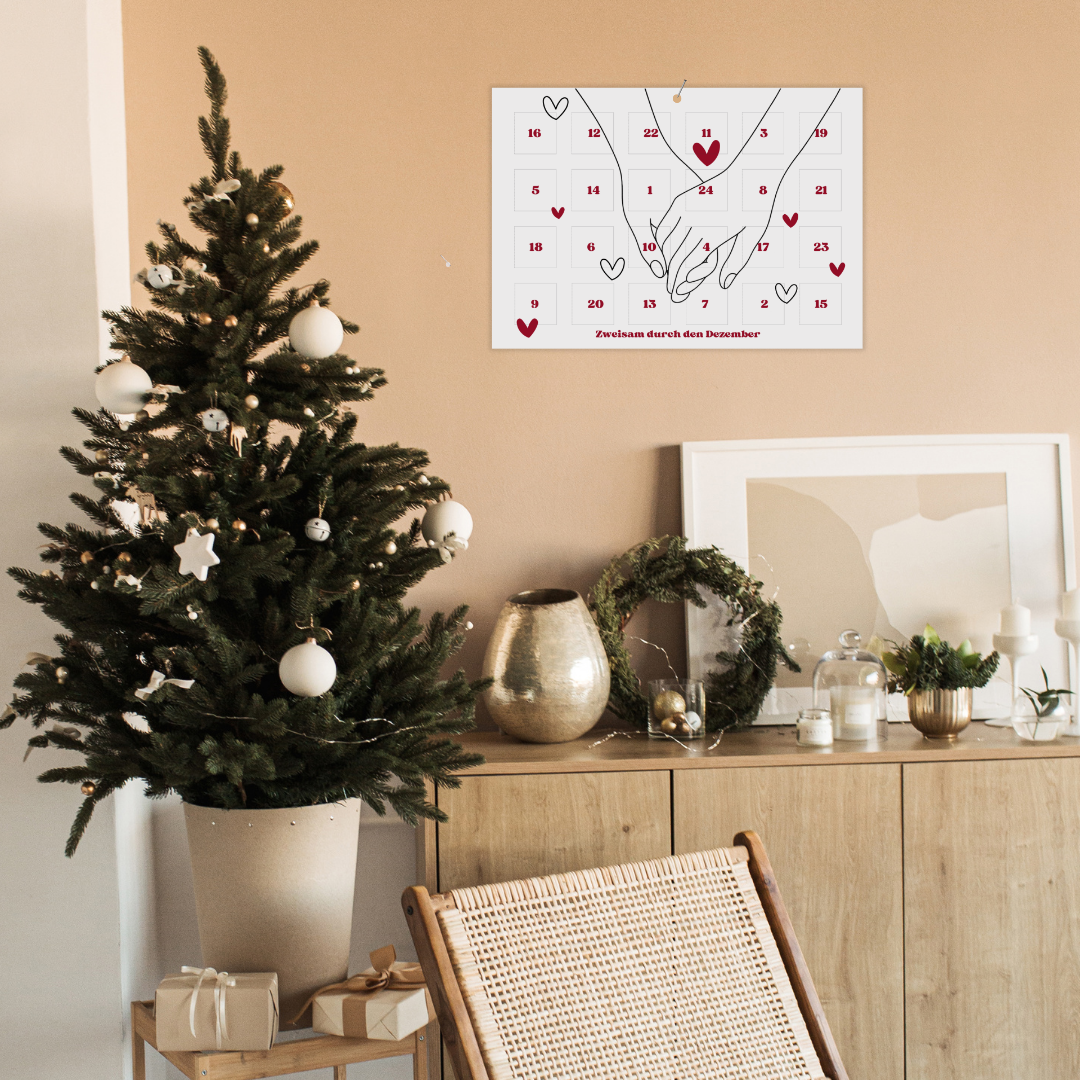 Adventskalender Paare Liebe Fragen & Aufgaben