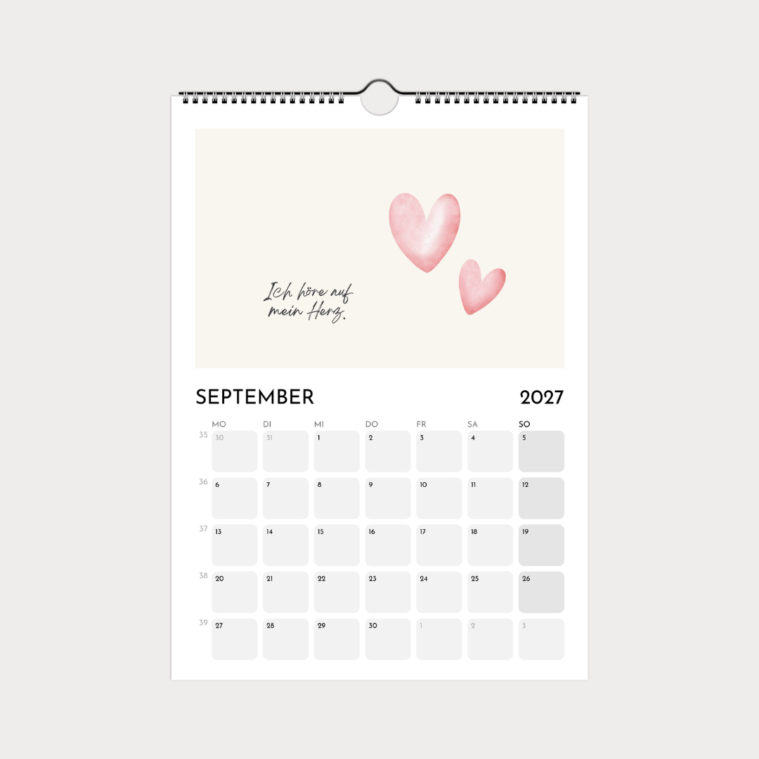 Wandkalender für Kinder – Motivationssprüche
