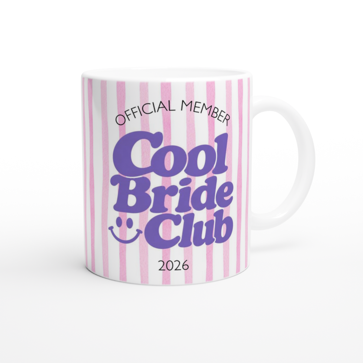 Tasse Cool Bride Club Pink Lila