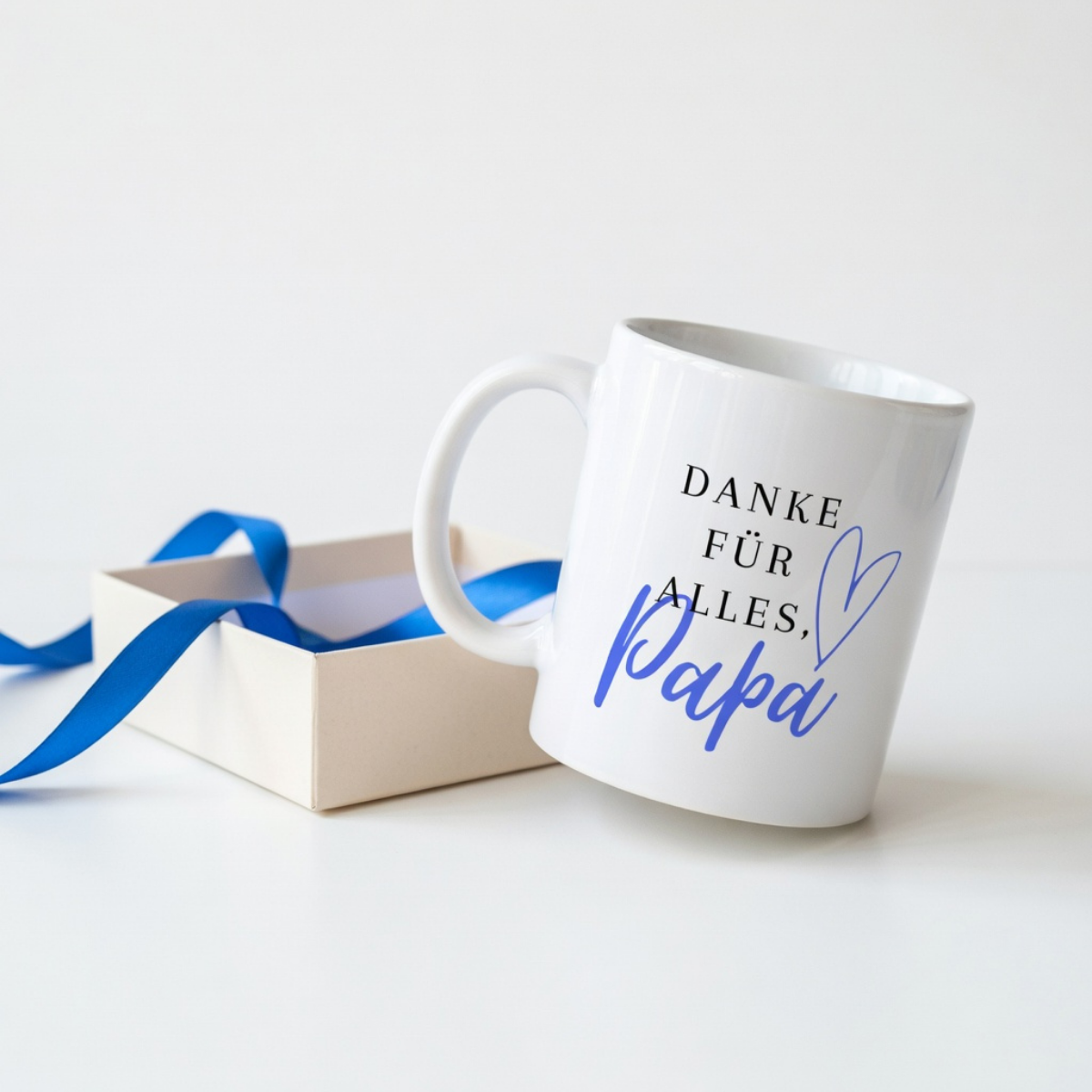 Tasse Danke für alles Papa Blau/Lila