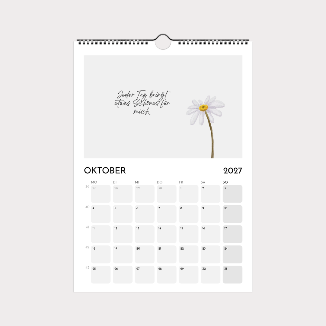 Wandkalender für Kinder – Motivationssprüche