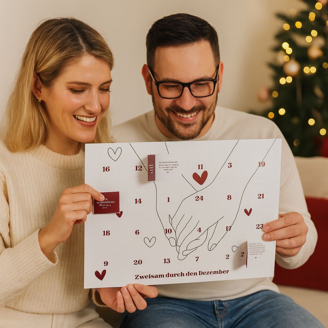 Adventskalender Paare Liebe Fragen & Aufgaben