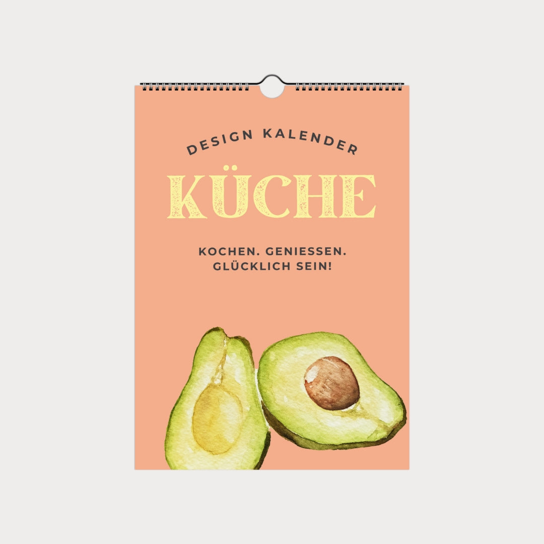 Küchenkalender 2026 | Wandkalender A4 mit Sprüchen & Genuss-Motiven