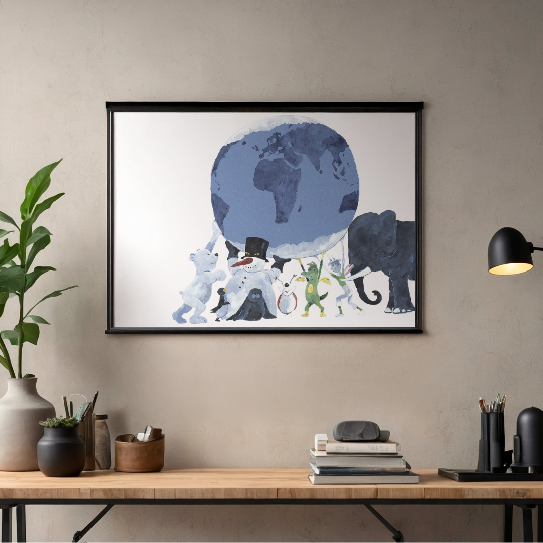 Poster TABALUGA Originalmotiv – Gemeinsam die Welt tragen