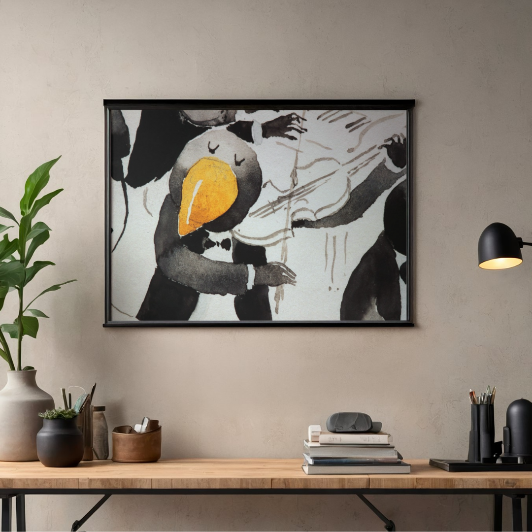 Poster TABALUGA Originalmotiv – Versunken in der Musik