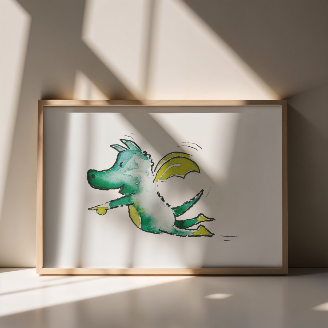 Poster TABALUGA Originalmotiv – Entschlossen im Flug