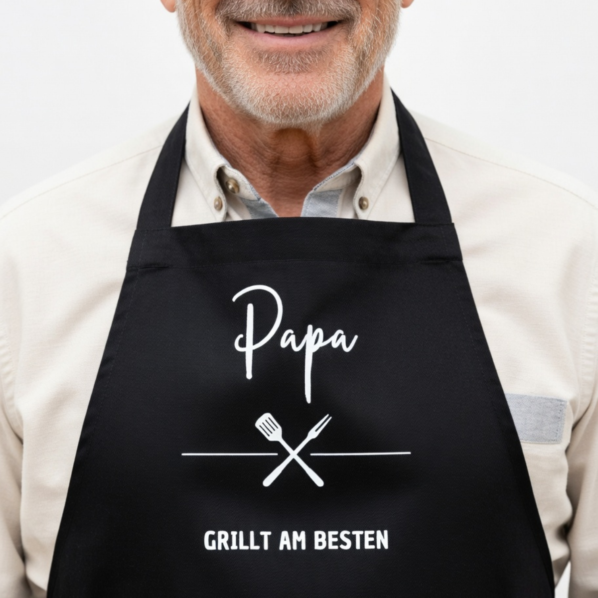 Schürze Papa grillt am besten – Grillschürze