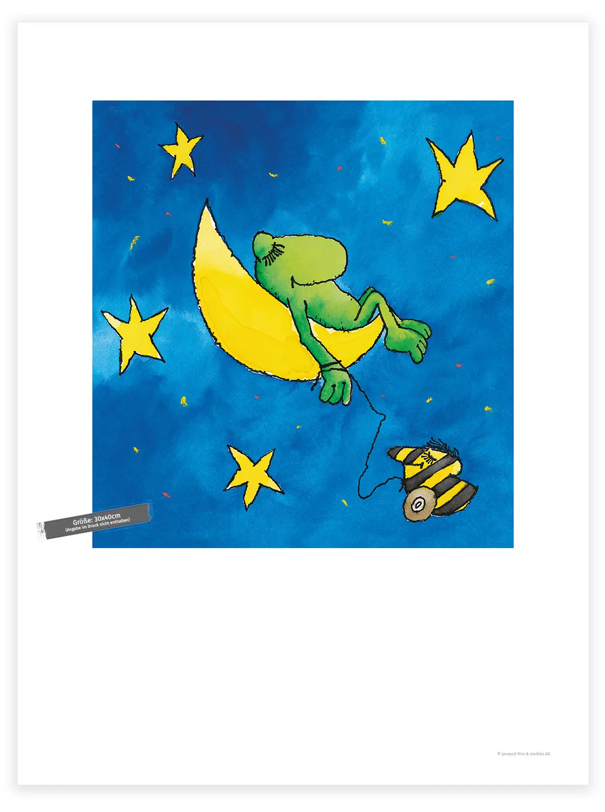 Poster Janosch Originalmotiv – Gute Nacht!
