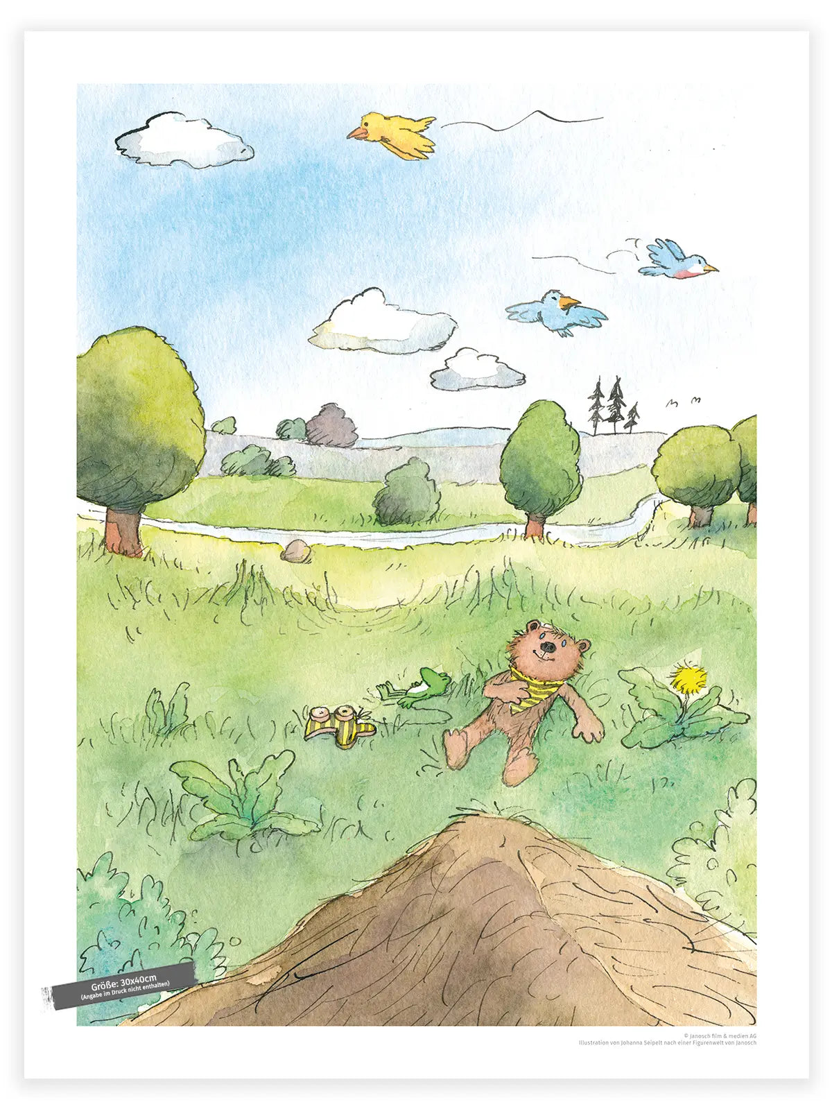 Poster Janosch Sommersonnenlandlustleben