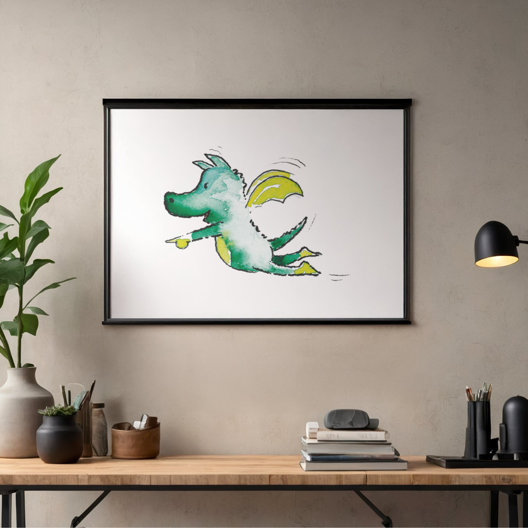 Poster TABALUGA Originalmotiv – Entschlossen im Flug