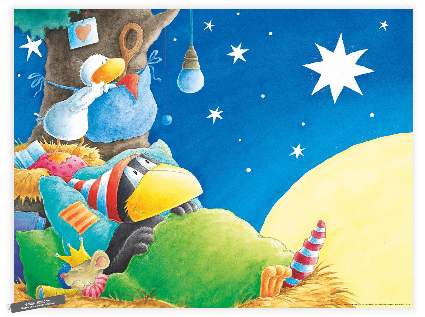 Poster Der kleine Rabe Socke – Gute Nacht!