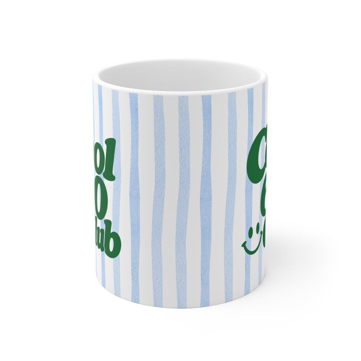 Tasse Cool 60 Club ohne Jahreszahl - blau/grün