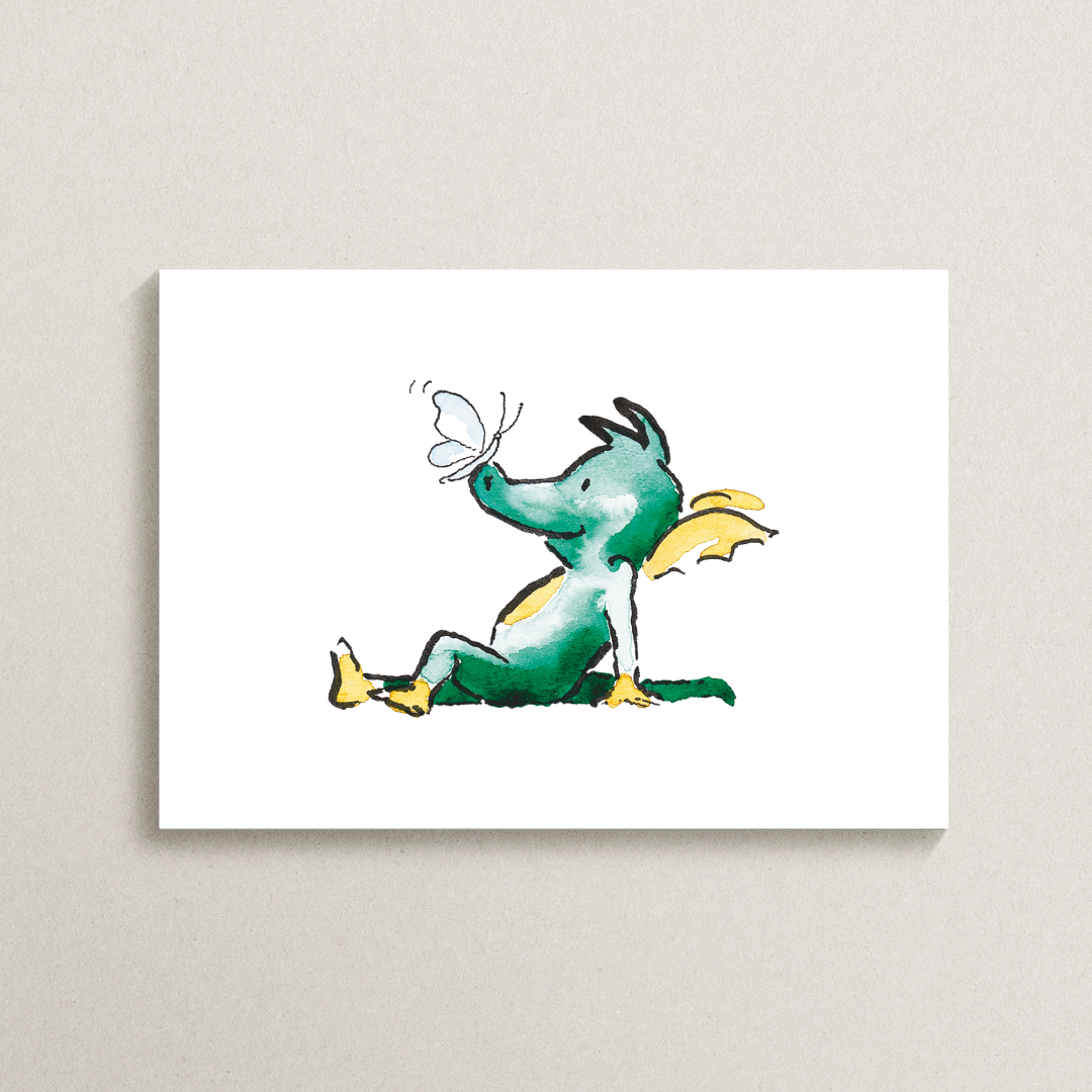 Poster TABALUGA Originalmotiv – nachdenklicher Drache