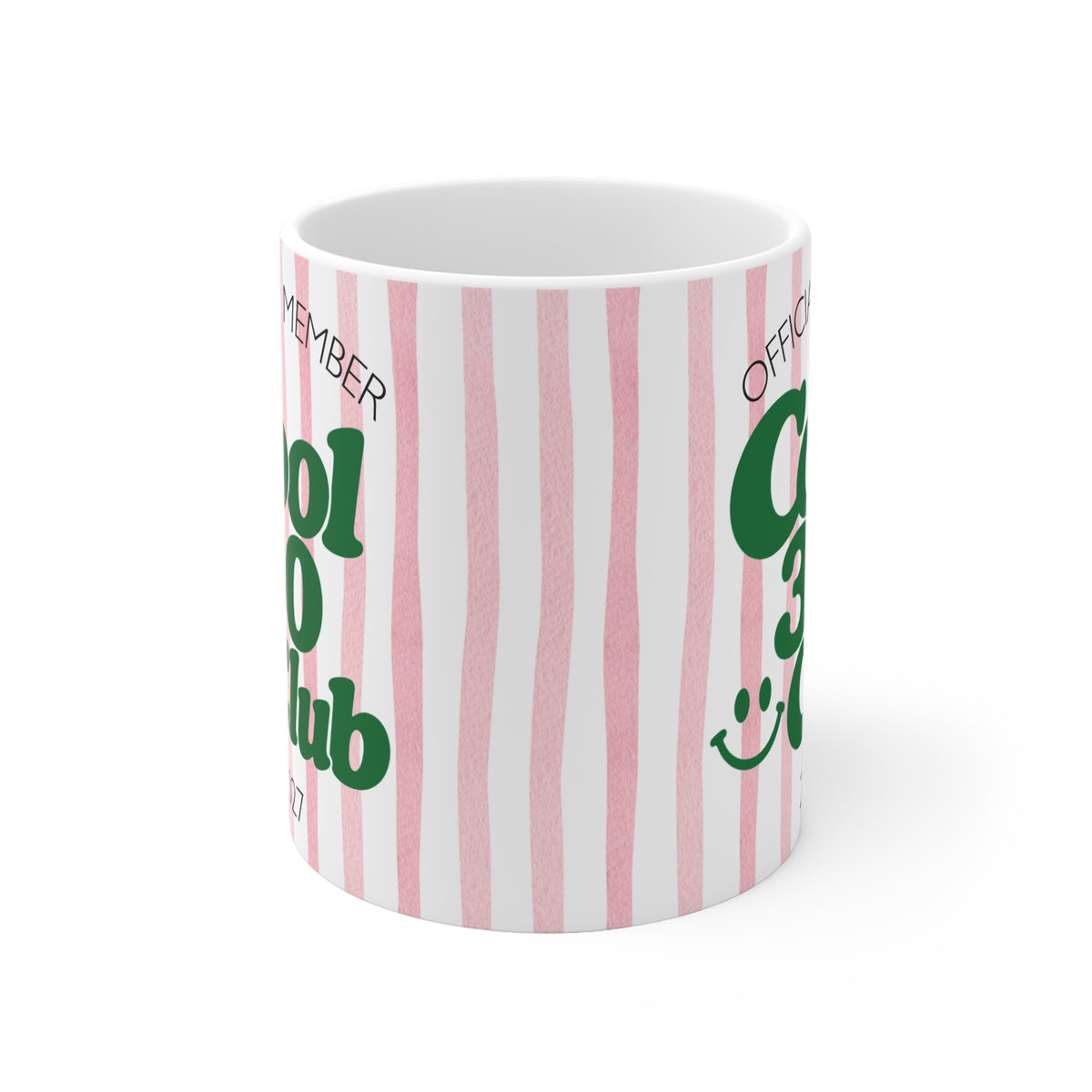 Tasse Cool 30 Club 2027 - rosa/grün
