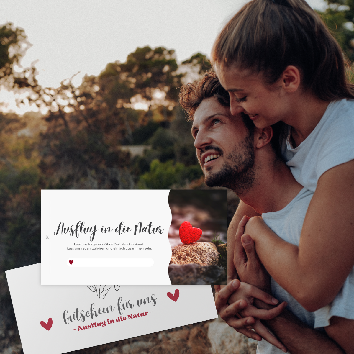 Gutscheinheft Paare Liebe romantische Momente