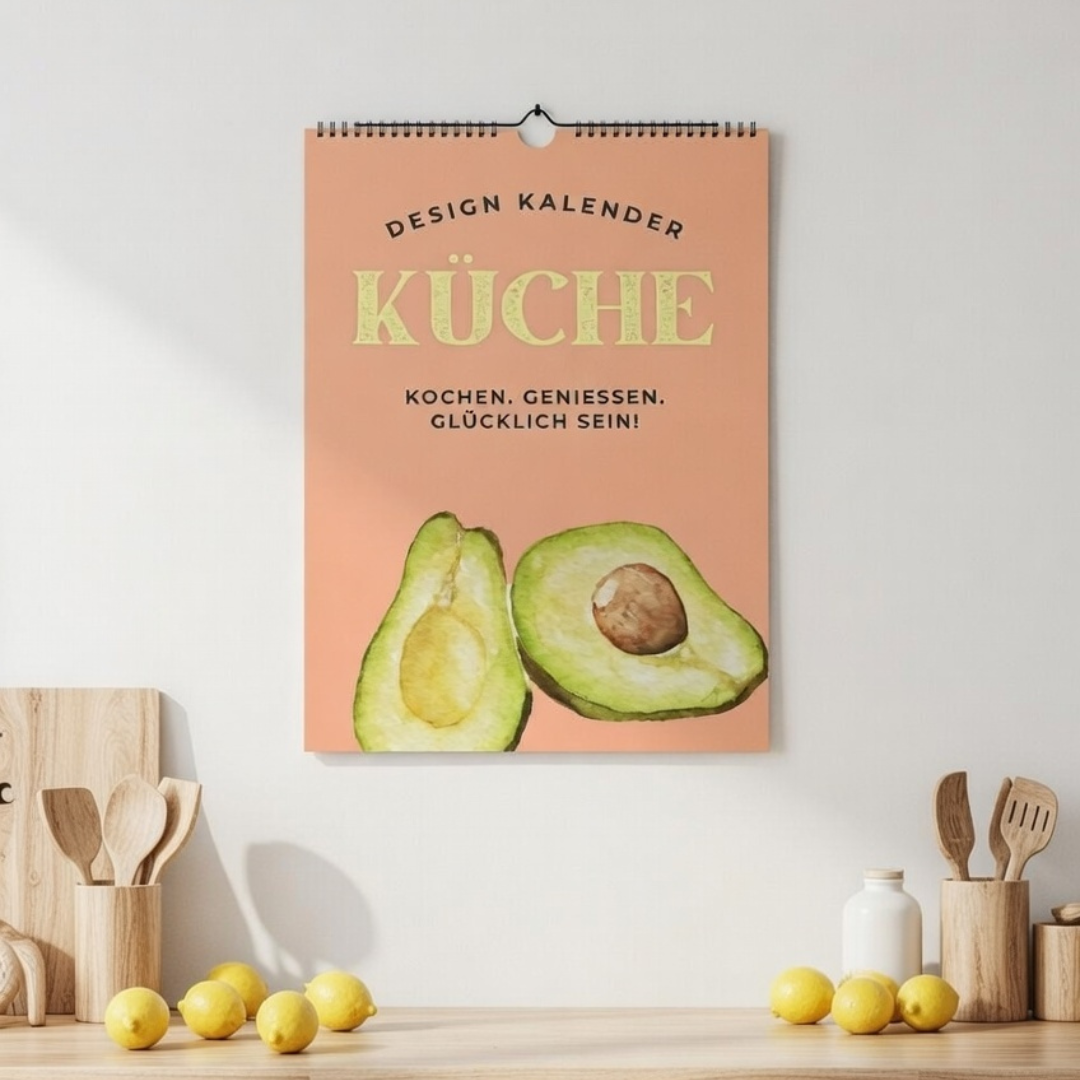 Design Küchenkalender 2027 | Wandkalender A4