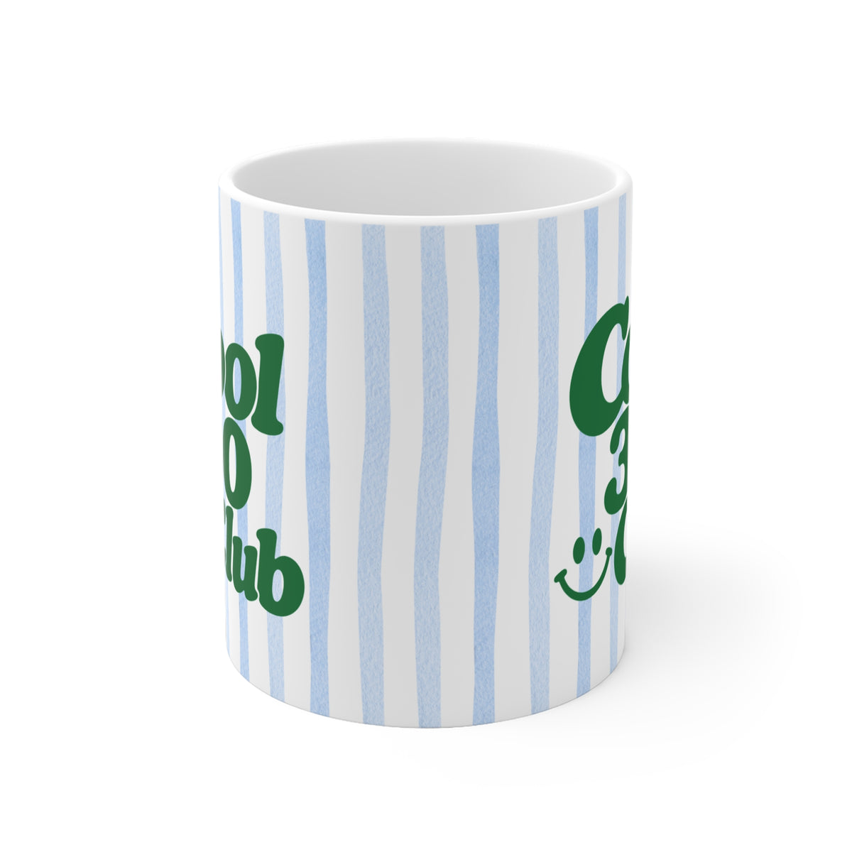 Tasse Cool 30 Club ohne Jahreszahl - blau/grün