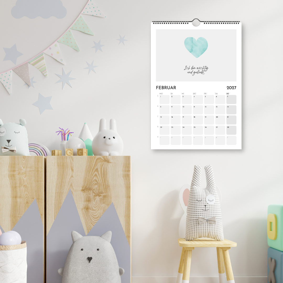 Wandkalender für Kinder – Motivationssprüche