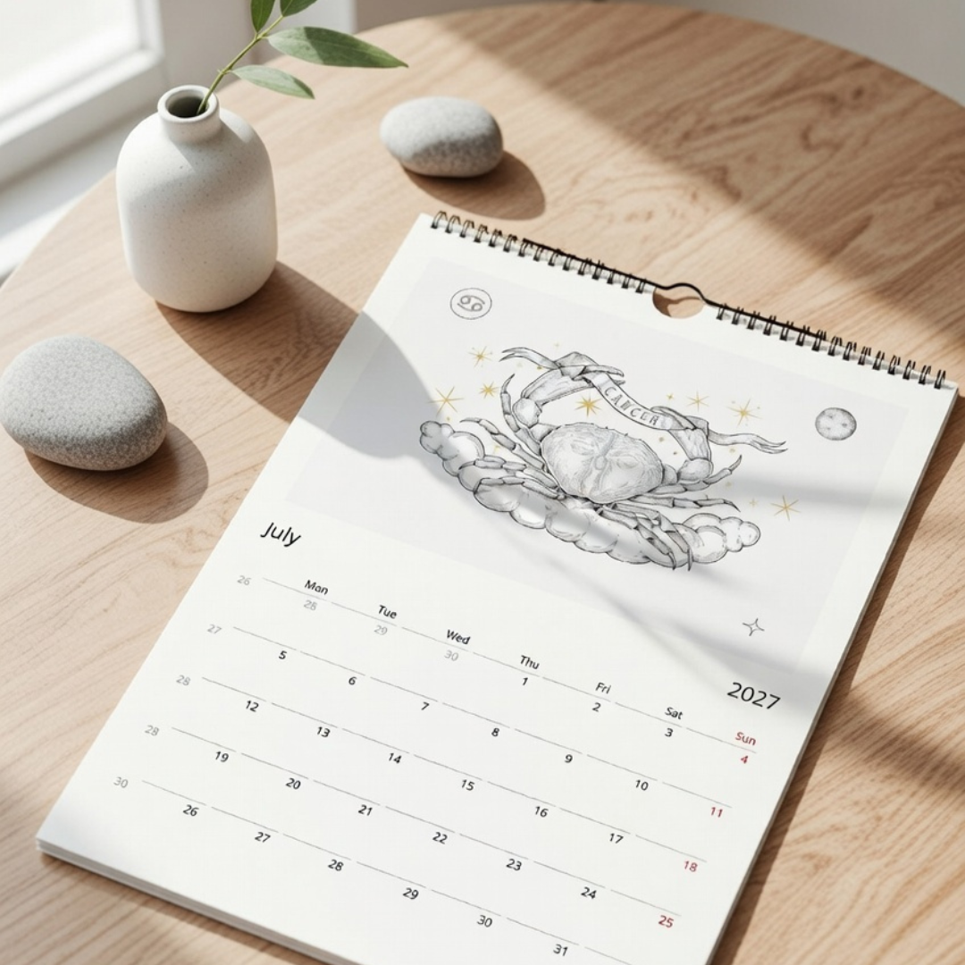 Zodiac Sternzeichen Kalender 2027 (Sprache Englisch)