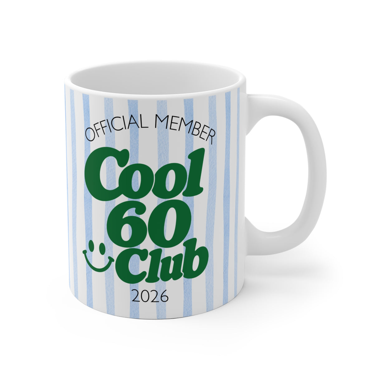 Tasse Cool 60 Club 2026 - blau/grün