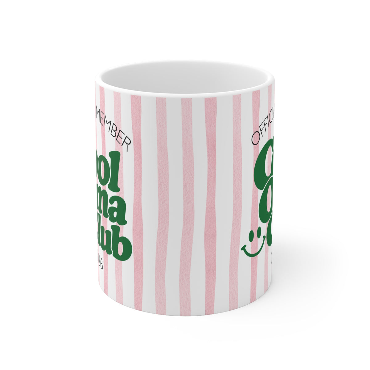Tasse Cool Oma Club 2026 - rosa/grün
