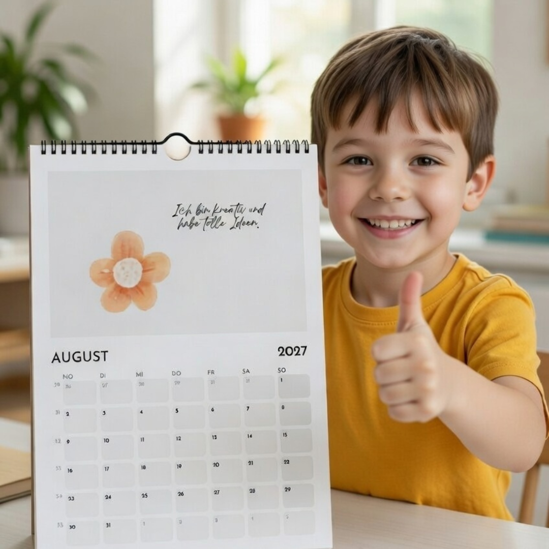 Wandkalender für Kinder – Motivationssprüche