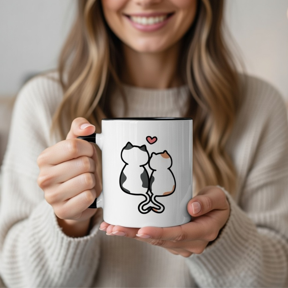 Tasse Du bist mein Lieblingsmensch – nach der Katze | Liebes Tasse