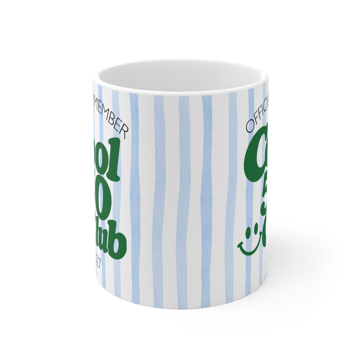 Tasse Cool 50 Club 2027 - blau/grün