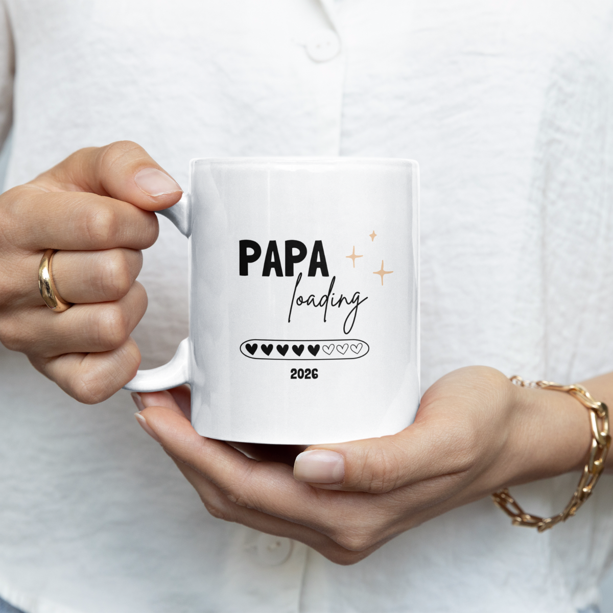 Tasse Papa loading 2026 - einfarbig (2020-2027)